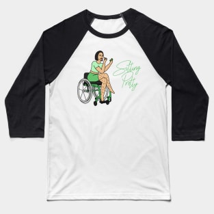 Sitting Pretty in Green 3 Baseball T-Shirt